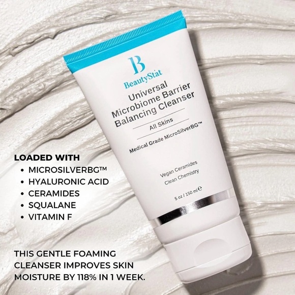 BeautyStat Universal Microbiome Barrier Balancing Cleanser 5oz/150mL - Picture 2 of 5
